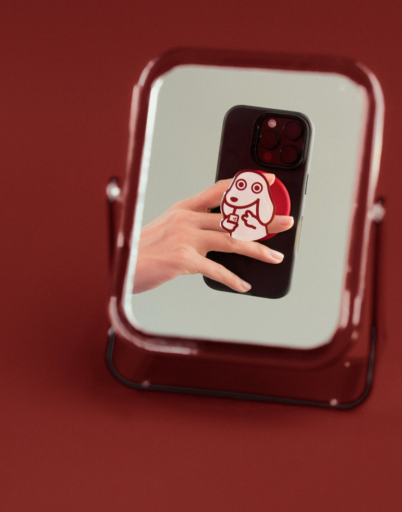 ソーセージドッグ ポップグリップ｜paaaata MagSafe対応スマホグリップ