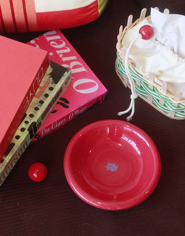 HALO HANDMADE SHALLOW CERAMIC PET BOWL