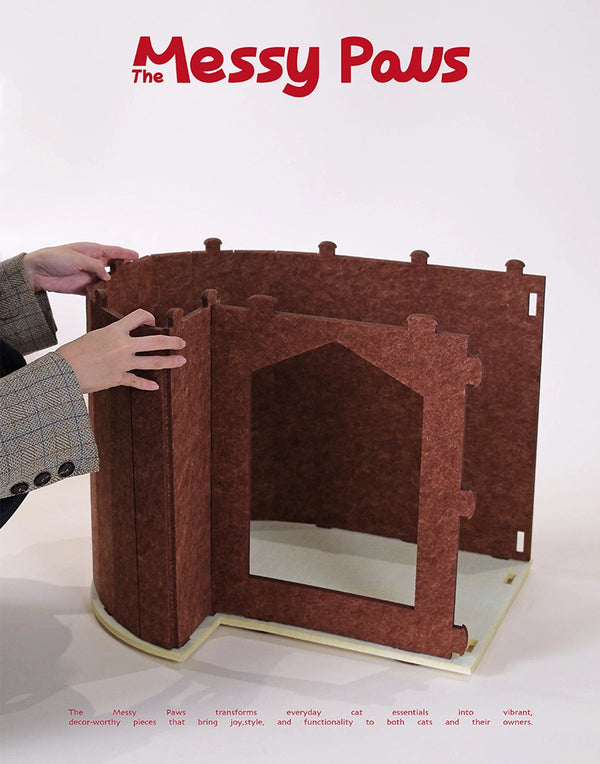 COMMA PREMIUM FELT CAT TUNNELS