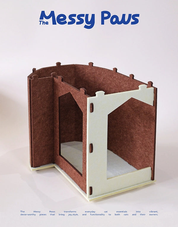 COMMA PREMIUM FELT CAT TUNNELS