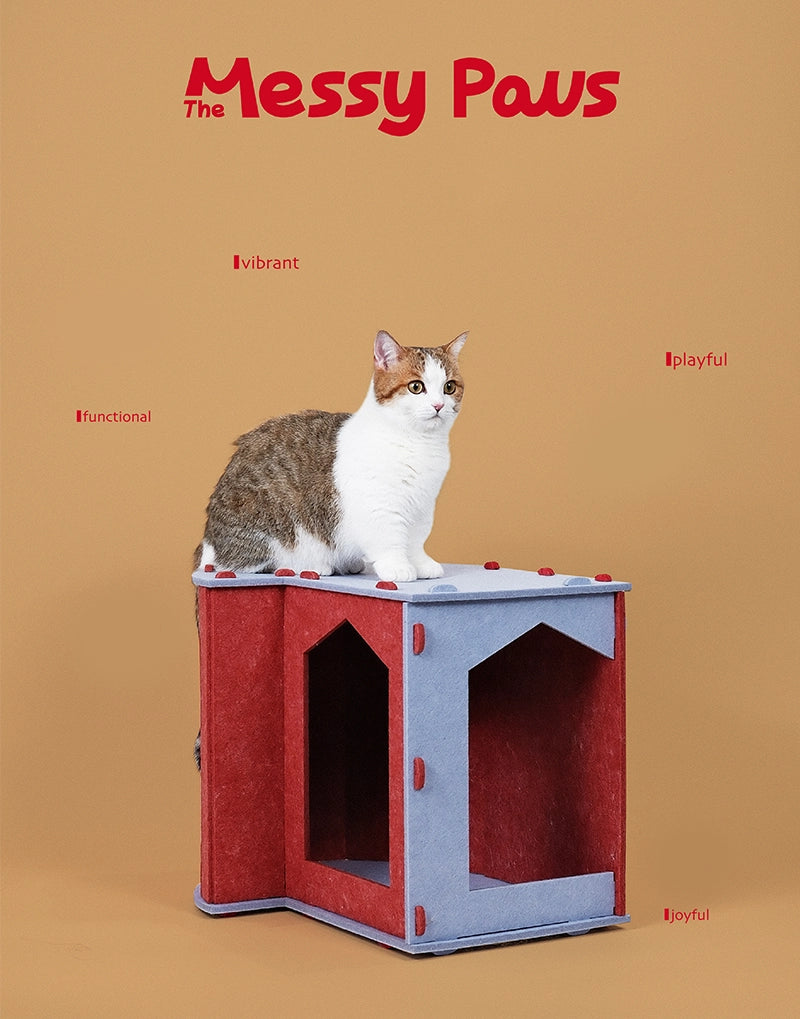 COMMA PREMIUM FELT CAT TUNNELS