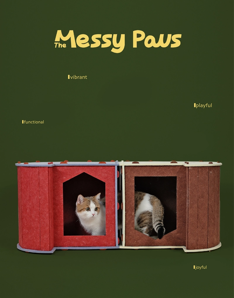 COMMA PREMIUM FELT CAT TUNNELS