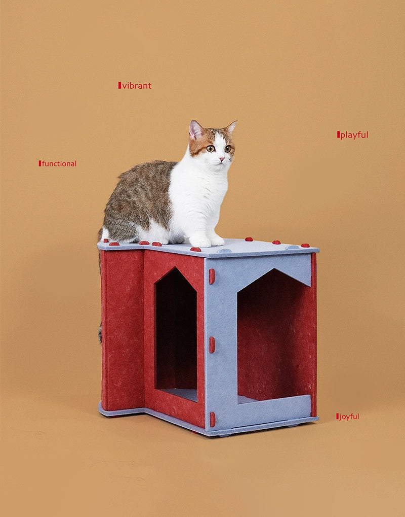 COMMA PREMIUM FELT CAT TUNNELS