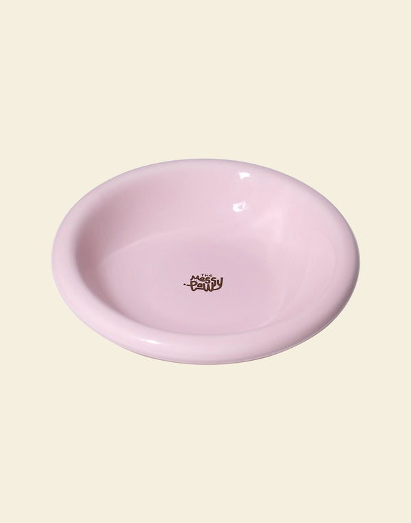 HALO HANDMADE SHALLOW CERAMIC PET BOWL