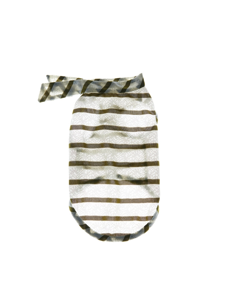 LACE STRIPE SUMMER TOP