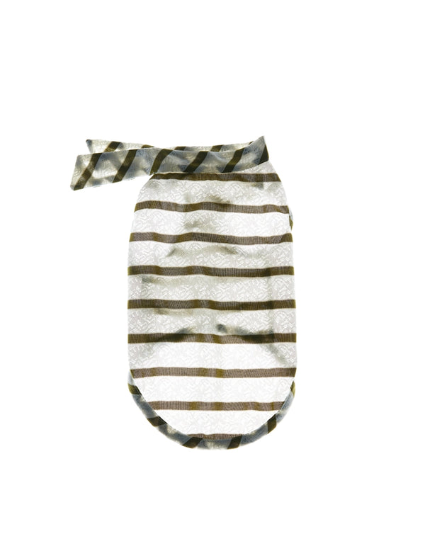 LACE STRIPE SUMMER TOP