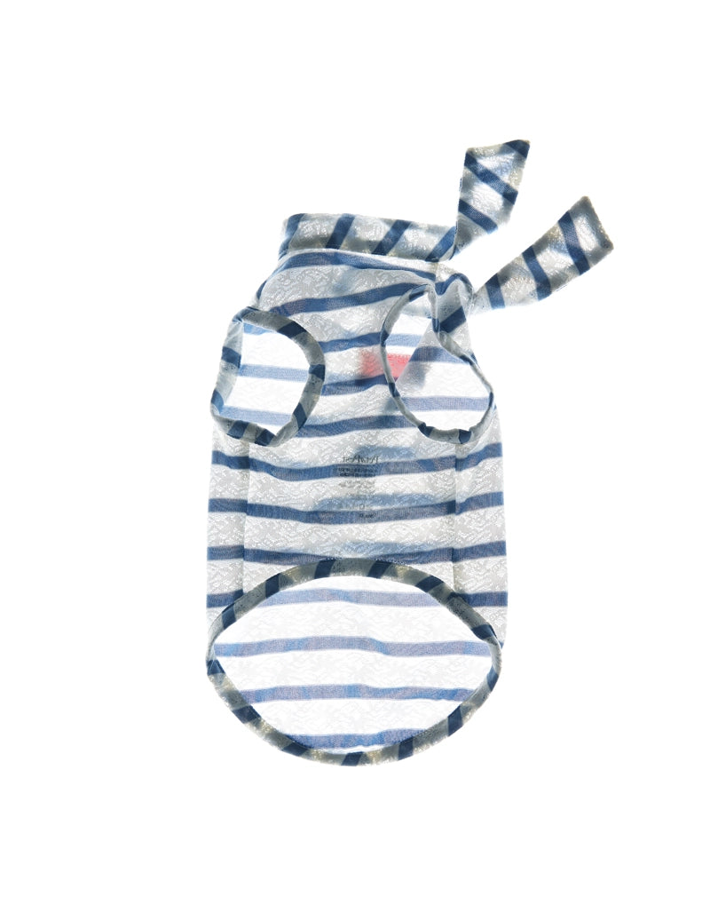 LACE STRIPE SUMMER TOP