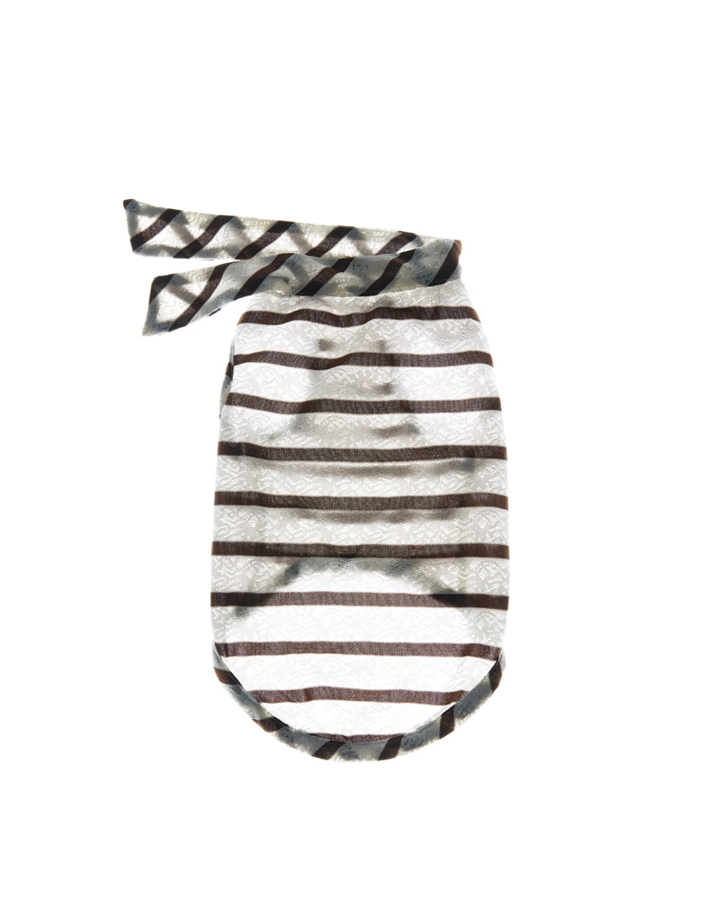 LACE STRIPE SUMMER TOP