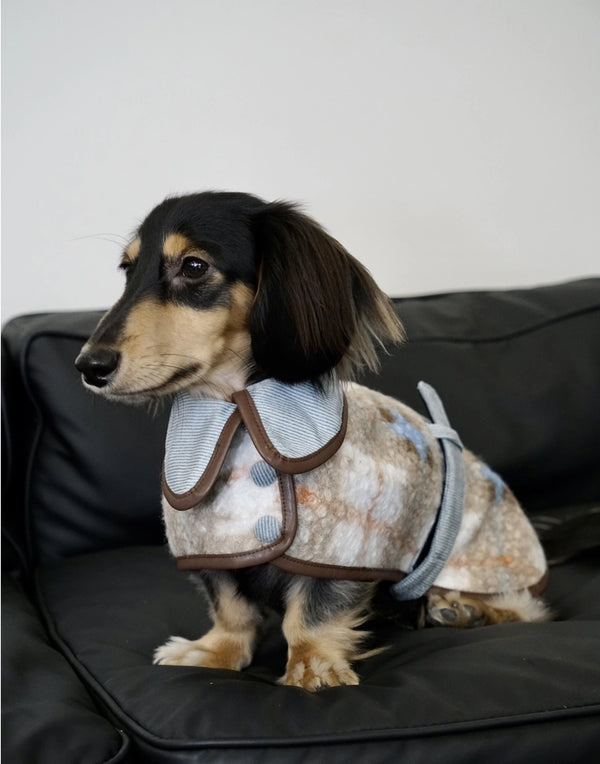 PLAID WINTER CAPE
