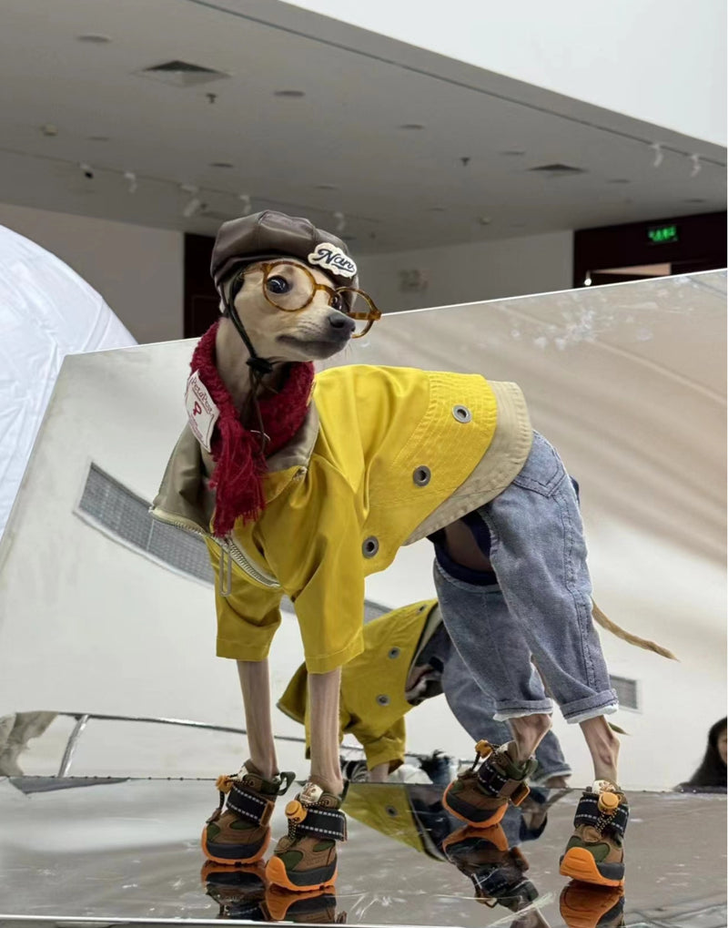 HAND-CROCHETED FRINGED SCARF