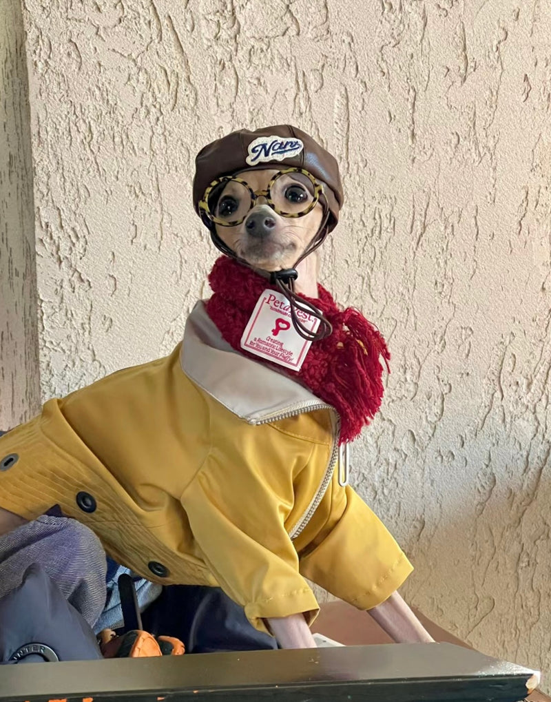 HAND-CROCHETED FRINGED SCARF