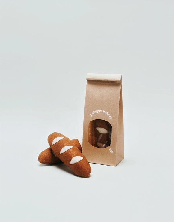 BAGUETTE & EGG CATNIP TOY