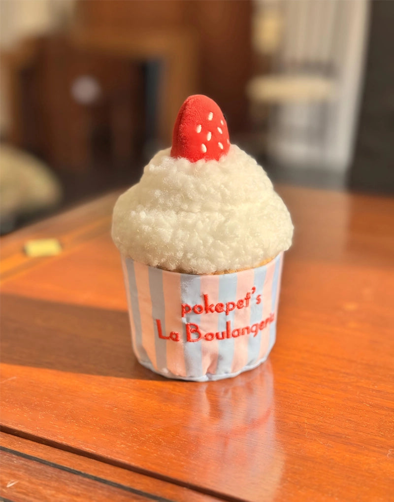 CUPCAKE & MILK SQUEAKY TOY