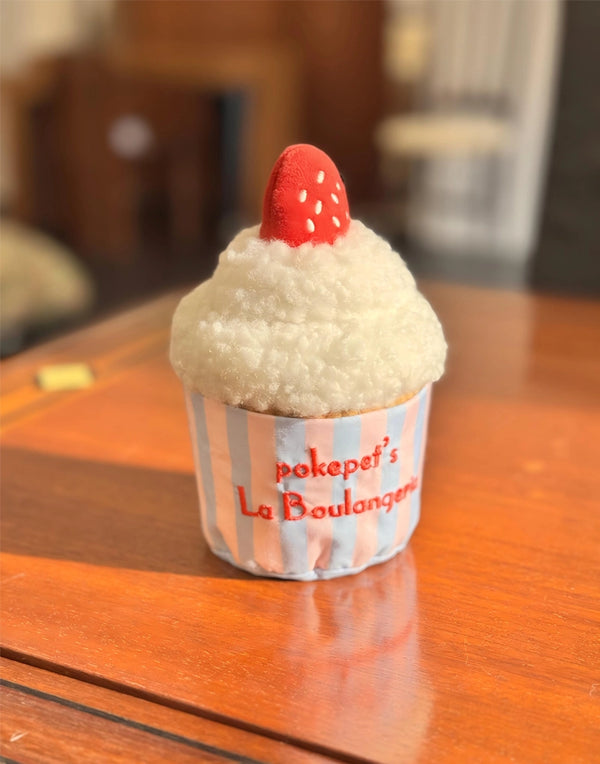 CUPCAKE & MILK SQUEAKY TOY