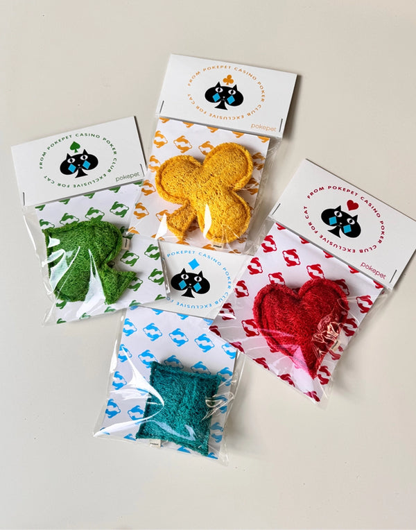 LUCKY LOOFAH CATNIP TOYS – CASINO SERIES