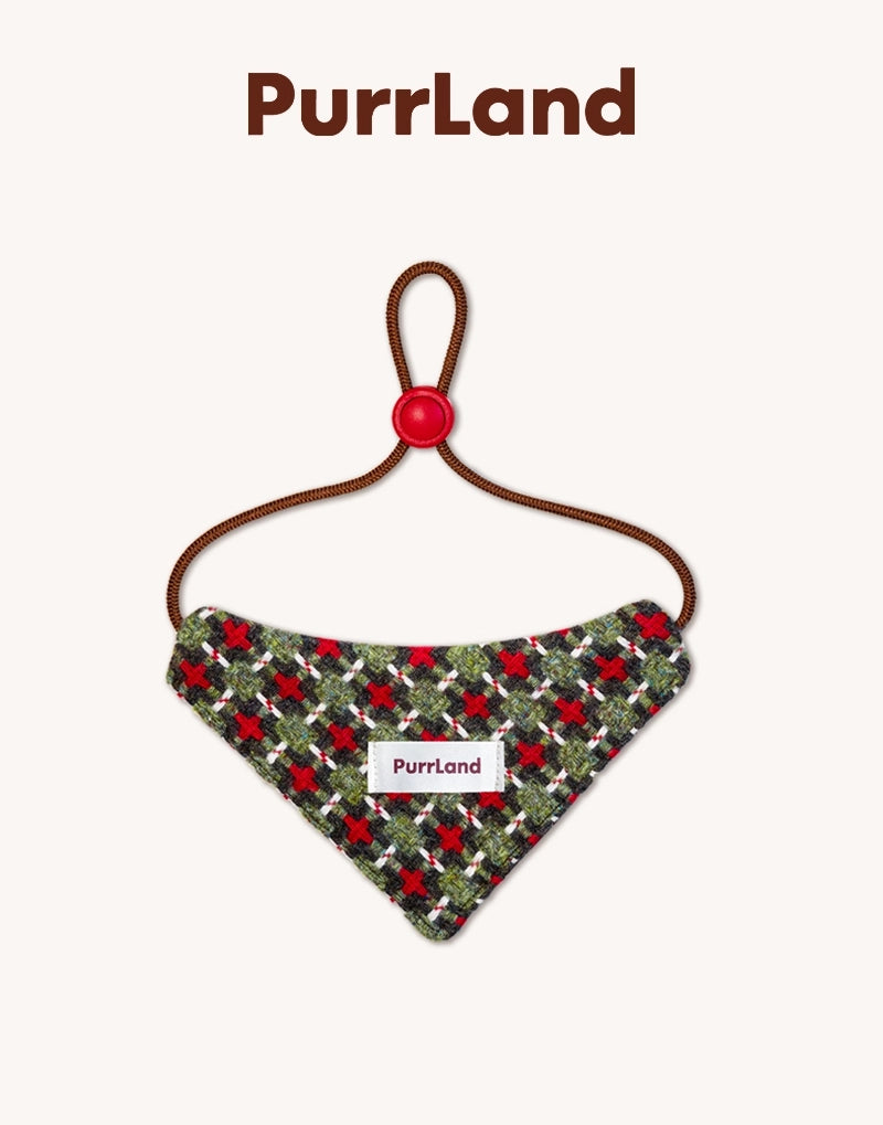 TweedPaw Birthday Bandana – Stylish Pet Scarf for Cats & Dogs