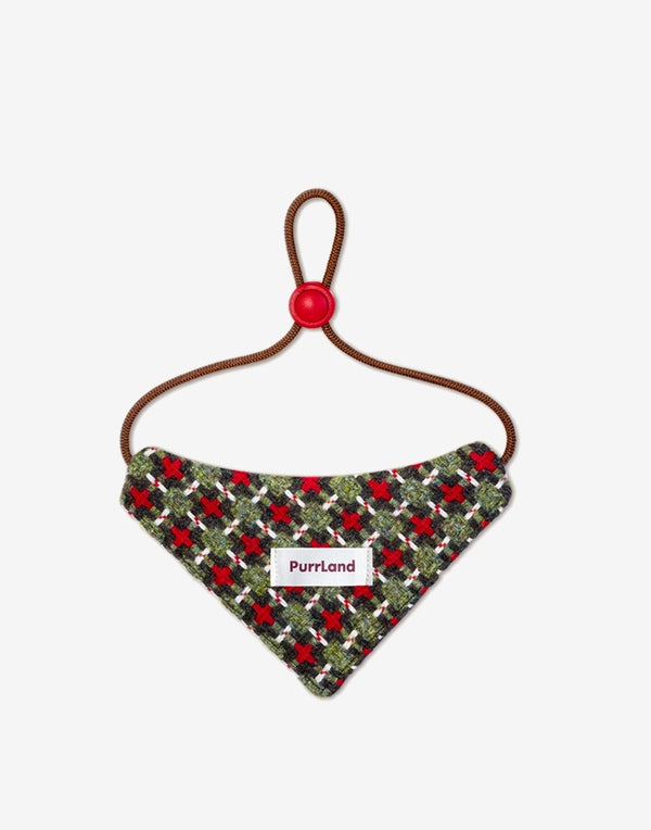 BOUCLÉ FESTIVE WEAVE BANDANA