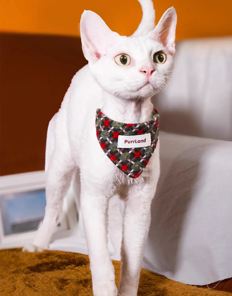 TweedPaw Birthday Bandana – Stylish Pet Scarf for Cats & Dogs