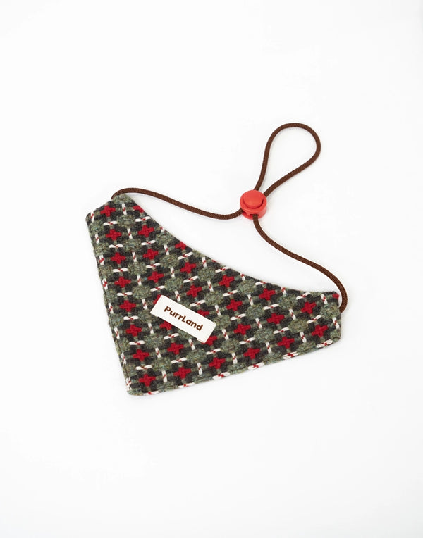 TweedPaw Birthday Bandana – Stylish Pet Scarf for Cats & Dogs
