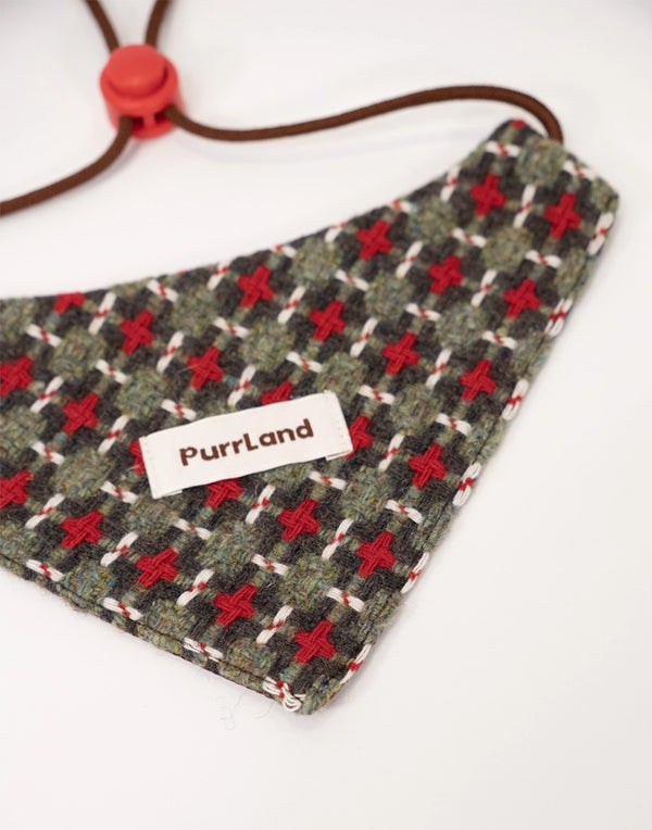 TweedPaw Birthday Bandana – Stylish Pet Scarf for Cats & Dogs