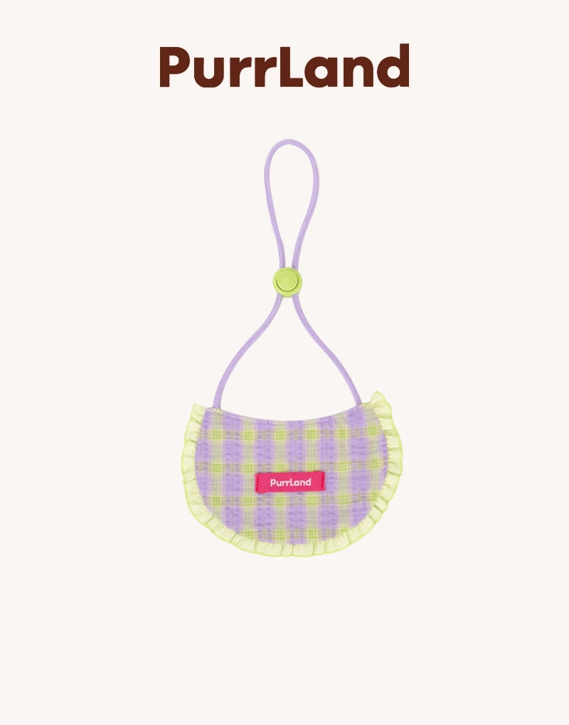 Lilac & Sage Stripe Bandana – A Soft Accent for Celebratory Days