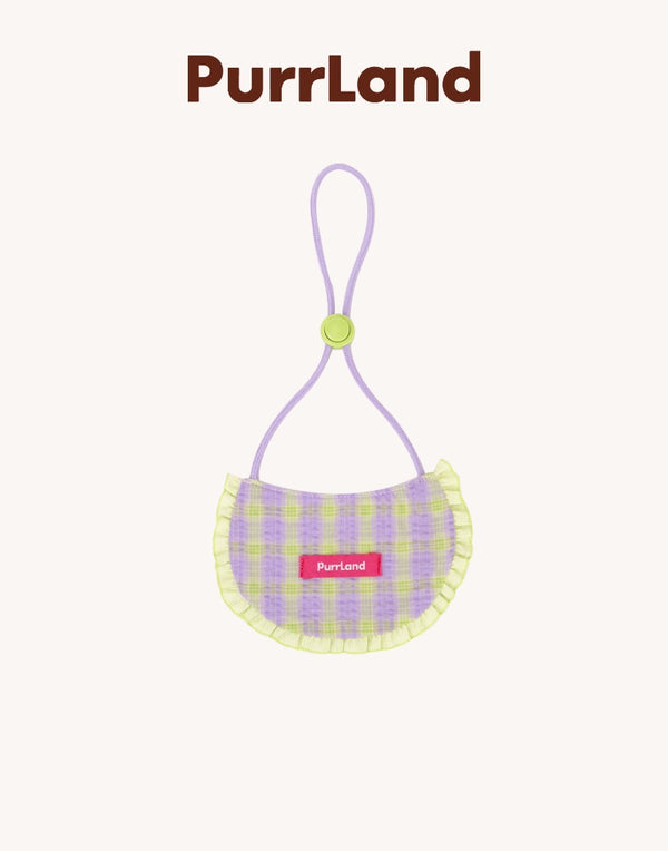 Lilac & Sage Stripe Bandana – A Soft Accent for Celebratory Days