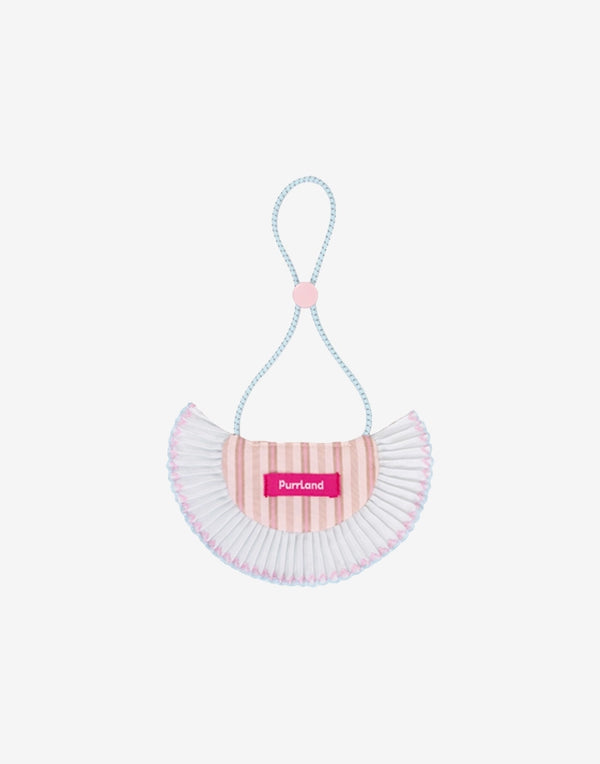 BLUSH PINK STRIPE BIB