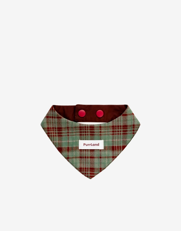 FOREST FUDGE TARTAN BANDANA