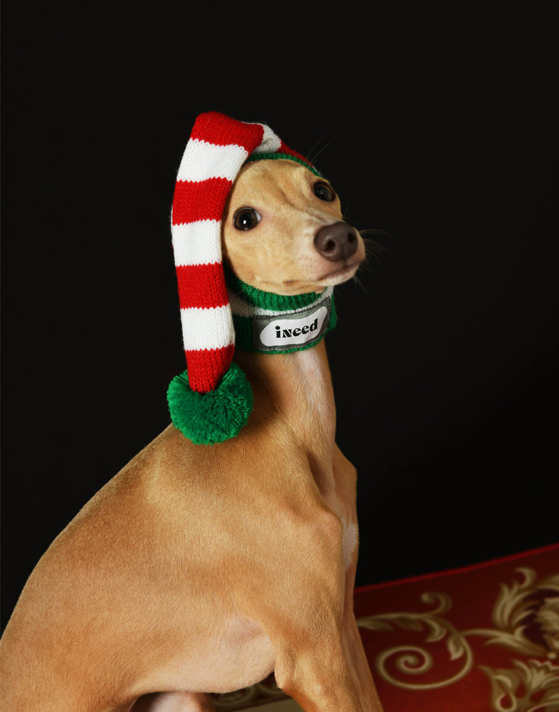 CHRISTMAS KNIT POM HAT