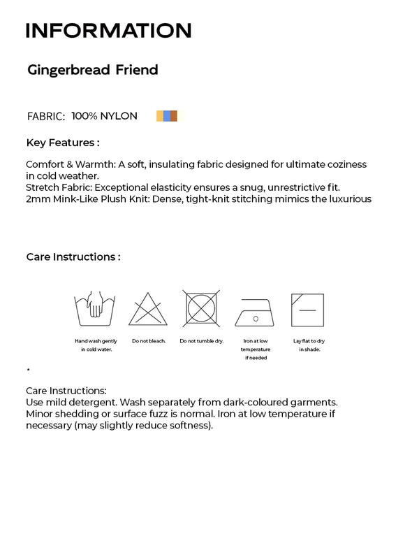GINGERBREAD FRIEND – BALACLAVA