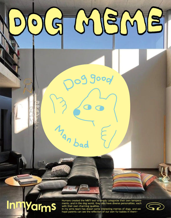 DOG MEME SQUISHY PHONE GRIP