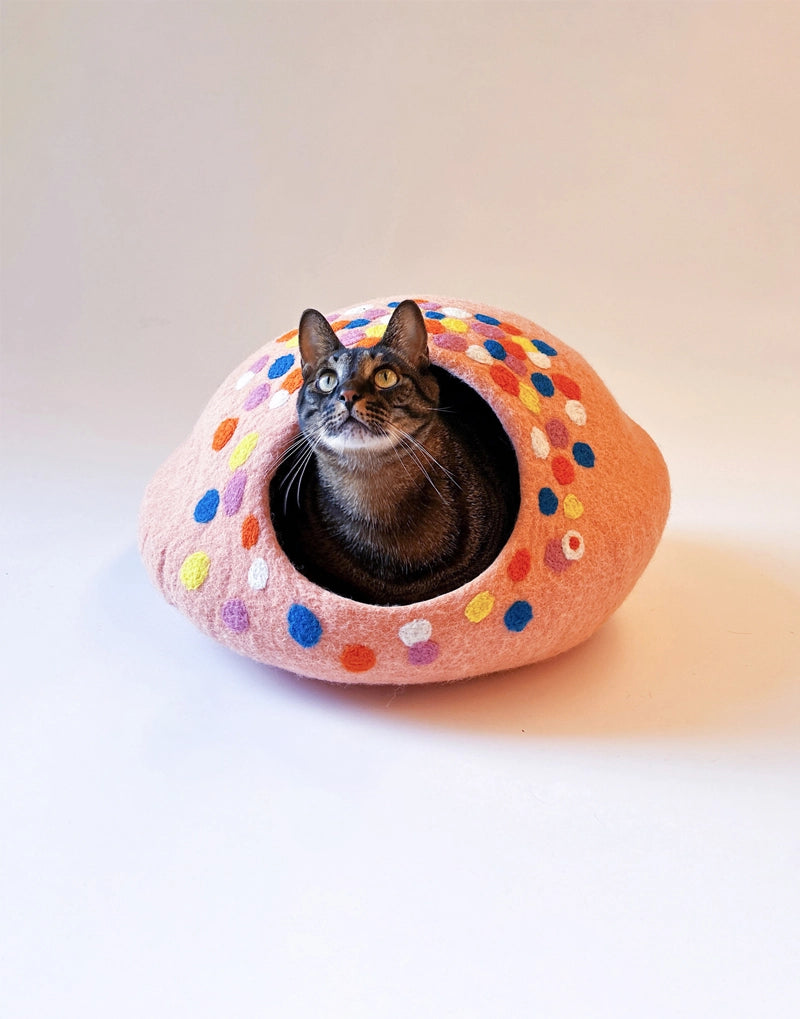 NEPALI WOOL FELT CAT CAVE – CANDY HOUSE