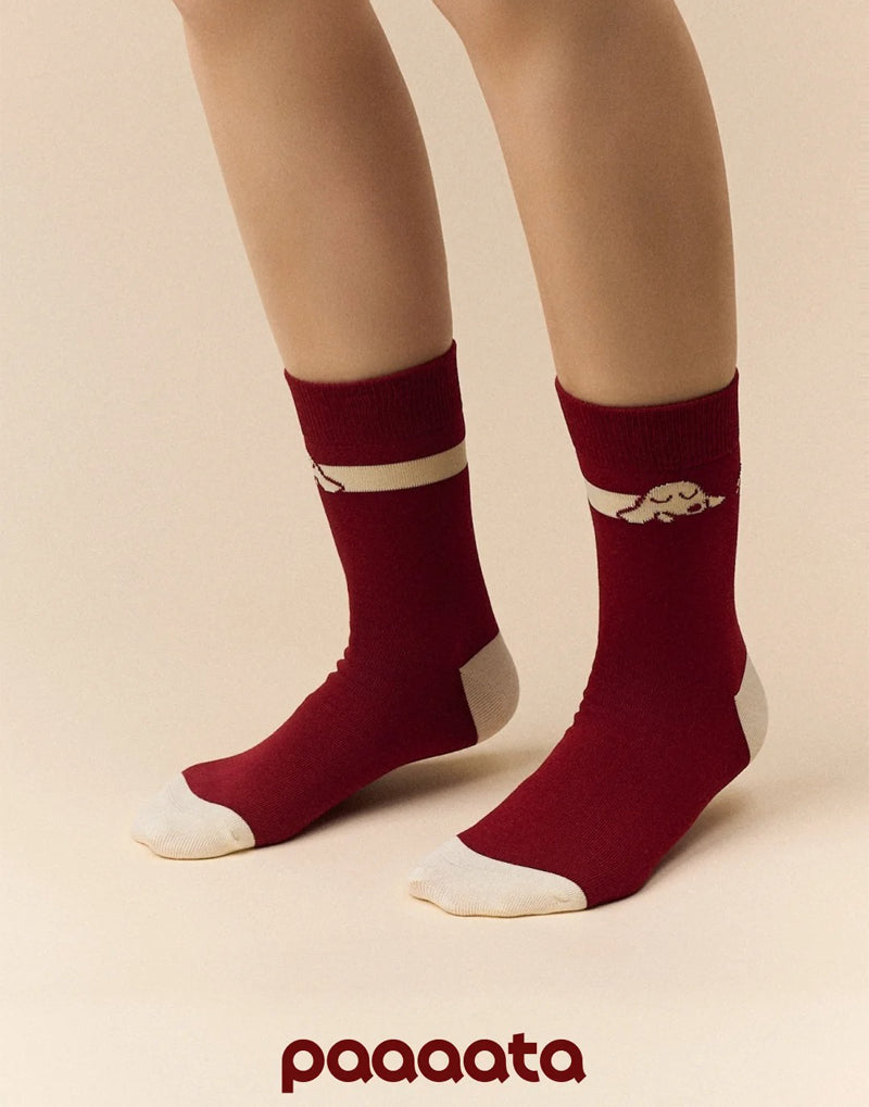 SAUSAGE DOG CHARACTER SOCKS