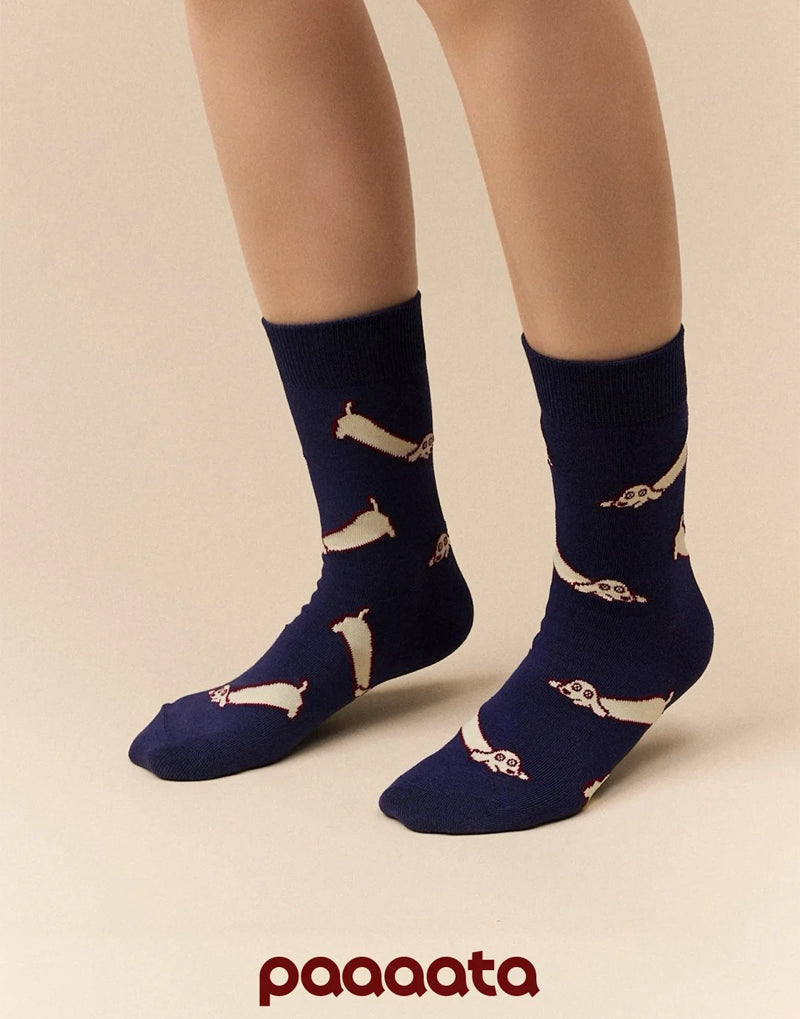SAUSAGE DOG CHARACTER SOCKS