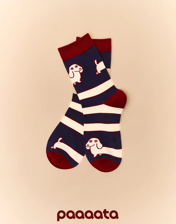 SAUSAGE DOG SOCKS– LIGHT COTTON SERIES