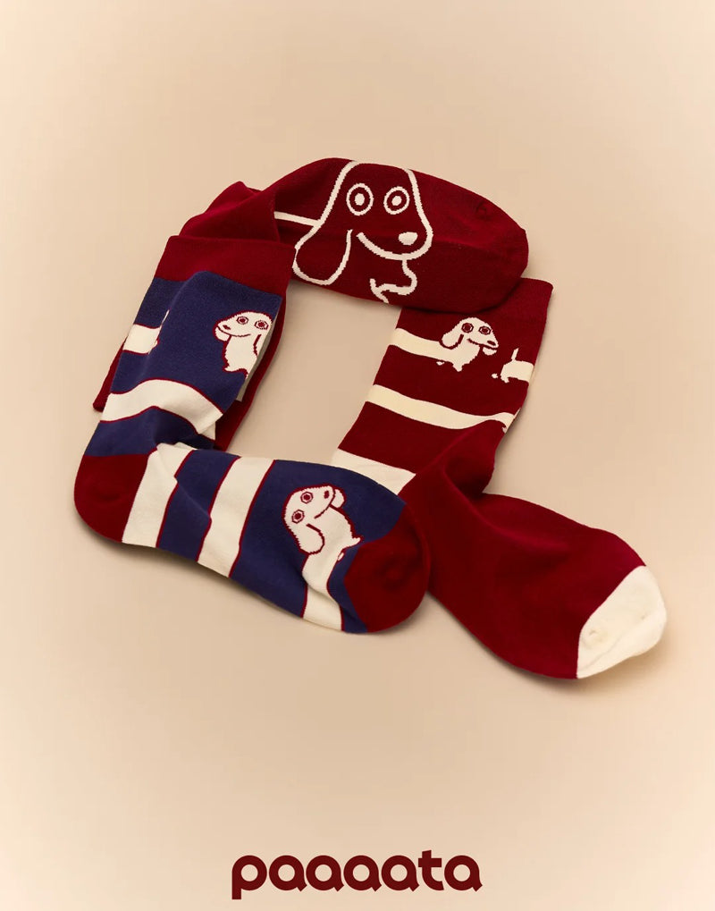 SAUSAGE DOG SOCKS– LIGHT COTTON SERIES