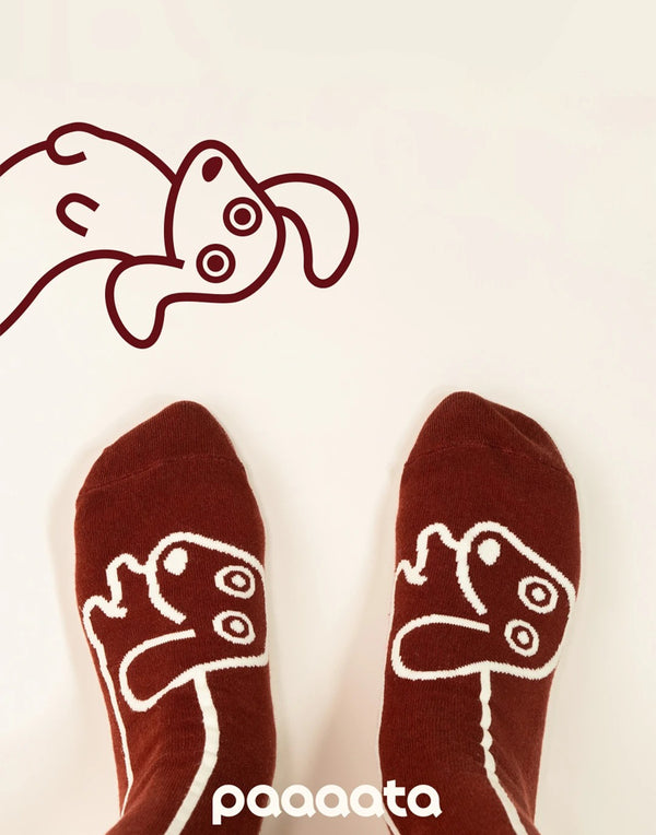 SAUSAGE DOG SOCKS– LIGHT COTTON SERIES