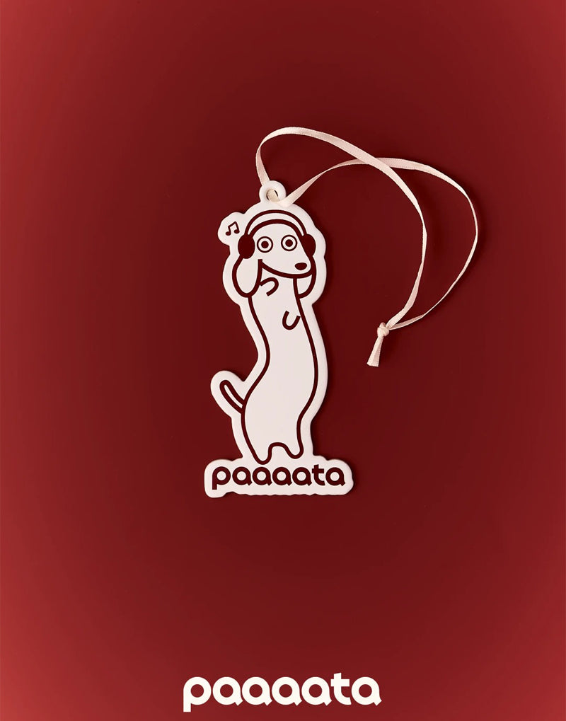 SAUSAGE DOG SCENTED HANGING CARDS