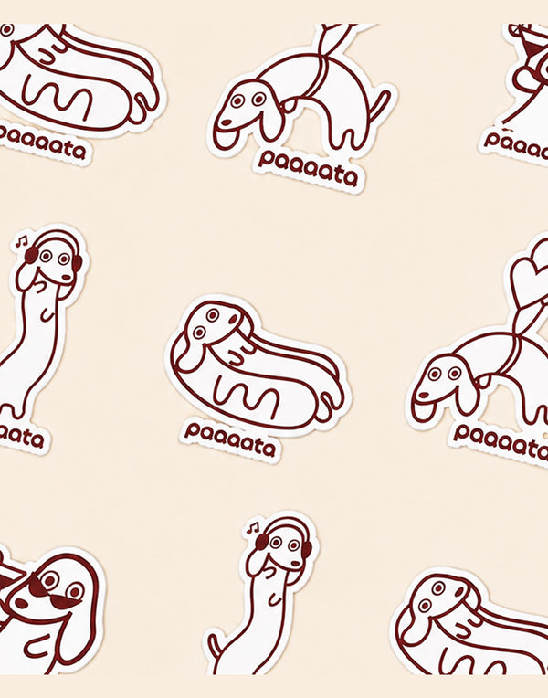 SAUSAGE DOG SCENTED HANGING CARDS