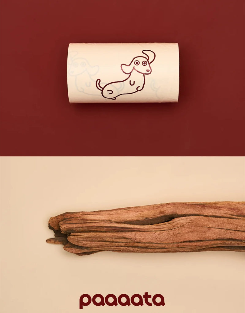 SAUSAGE DOG SCENTED WASTE BAGS