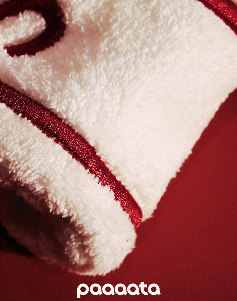 DACHSHUND PLUSH HAND TOWEL