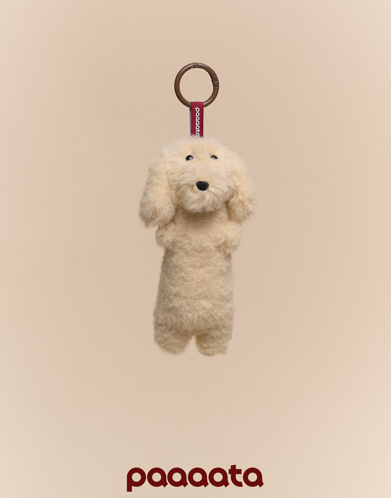 PLUSH SAUSAGE DOG CHARM – COFFEE SERIES