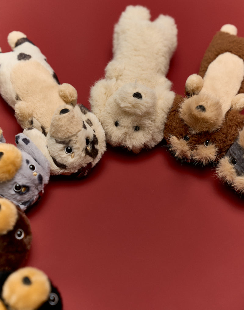 PLUSH SAUSAGE DOG CHARM – COFFEE SERIES