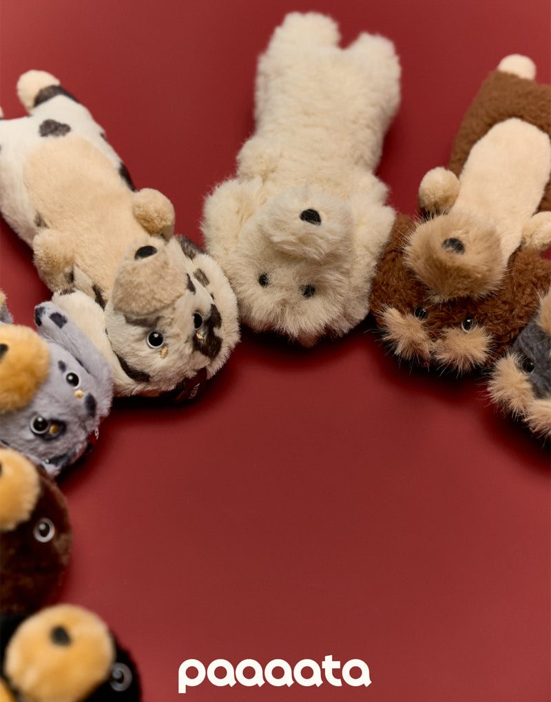 PLUSH SAUSAGE DOG CHARM – COFFEE SERIES