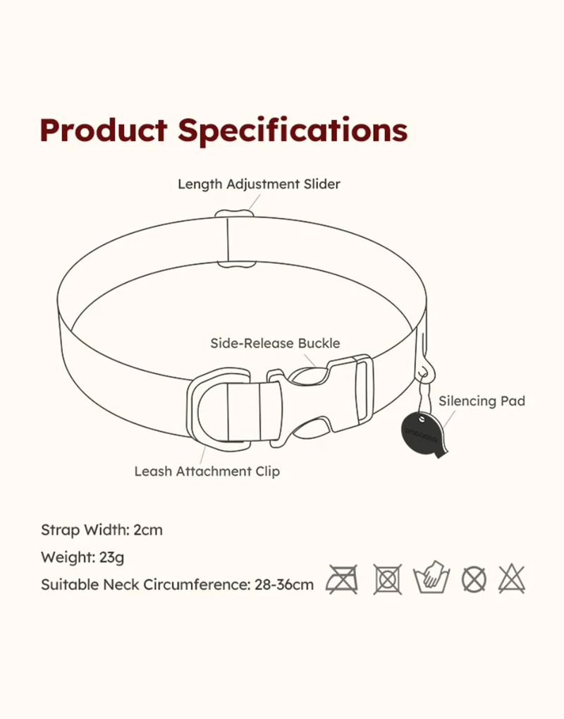 GOOD DOG TEXTURED COLLAR