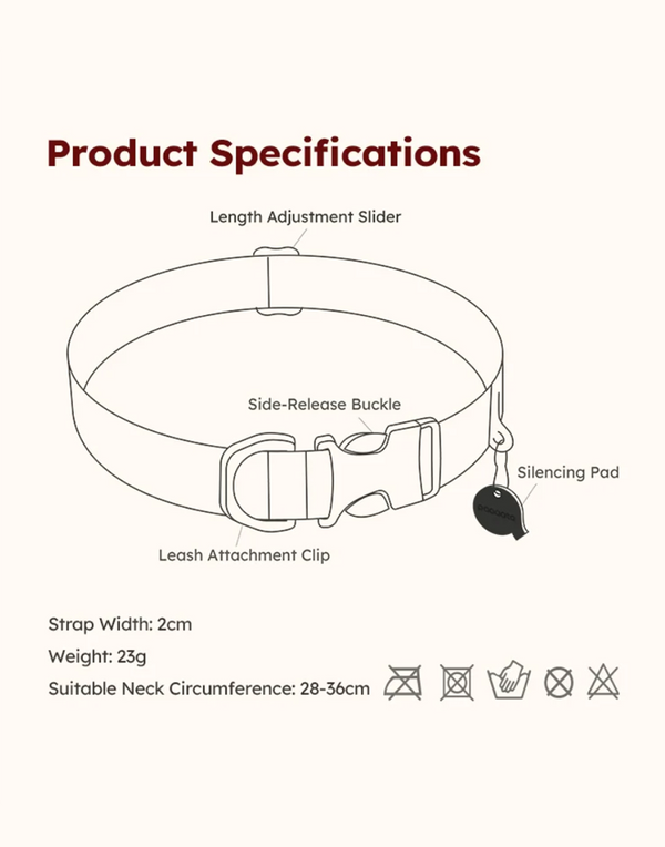 GOOD DOG TEXTURED COLLAR