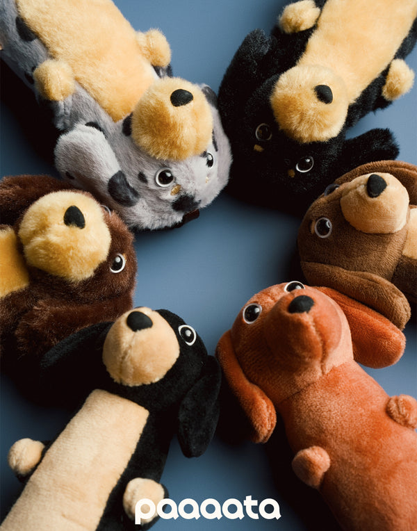 PLUSH SAUSAGE DOG CHARM