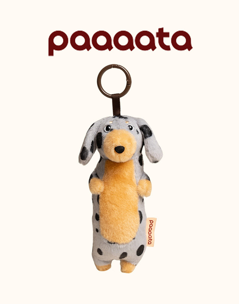 PLUSH SAUSAGE DOG CHARM