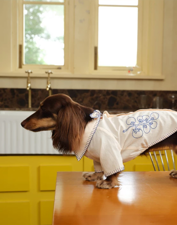 EMBROIDERED RESORT PET SHIRT