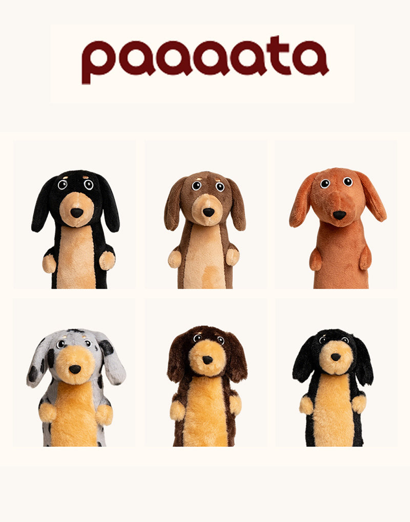 PLUSH SAUSAGE DOG CHARM